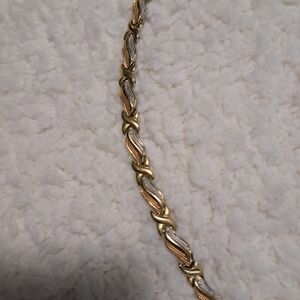 Elegant Gold and Silver Women's Bracelet
